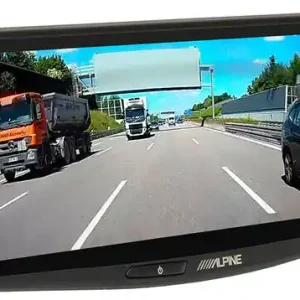 Snížená cena - Set zpětného zrcátka a kamery Alpine DME-R1200