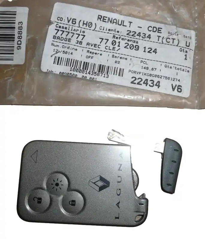Sleva - Magnetická Karta Nový originál 7701209124 Renault