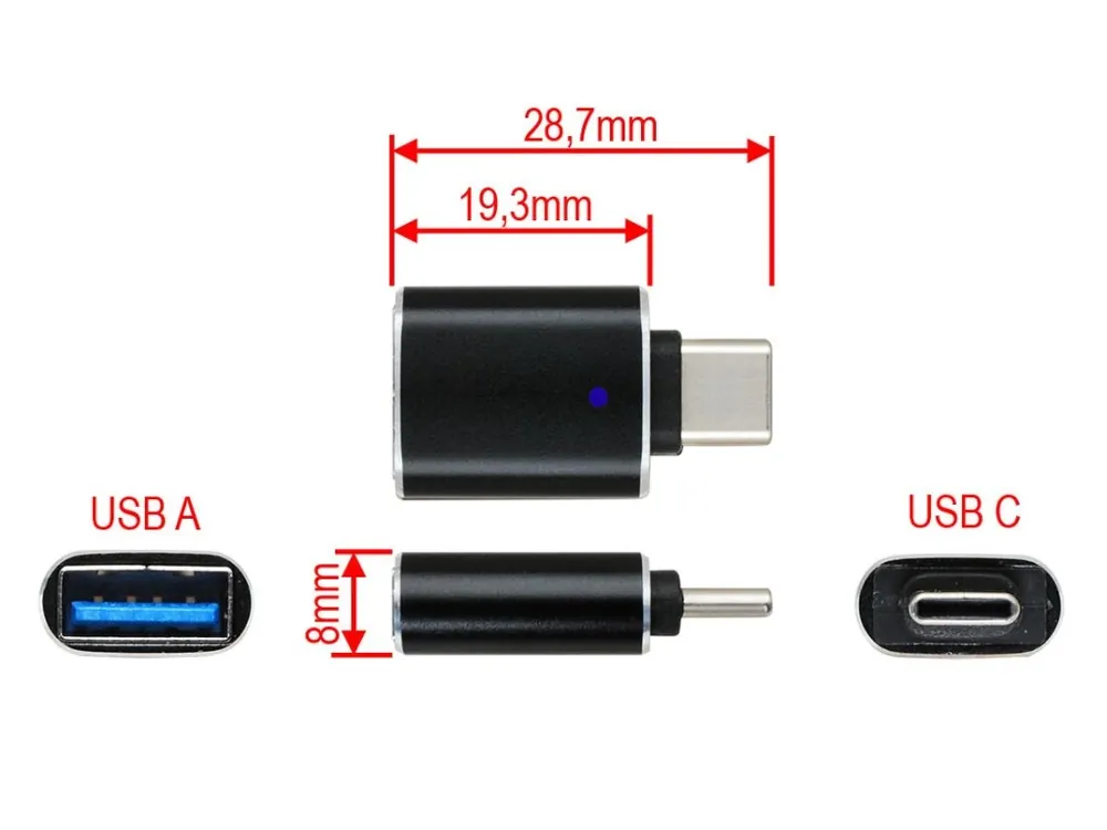 Adaptér USB-A - USB-C - Špičkový produkt