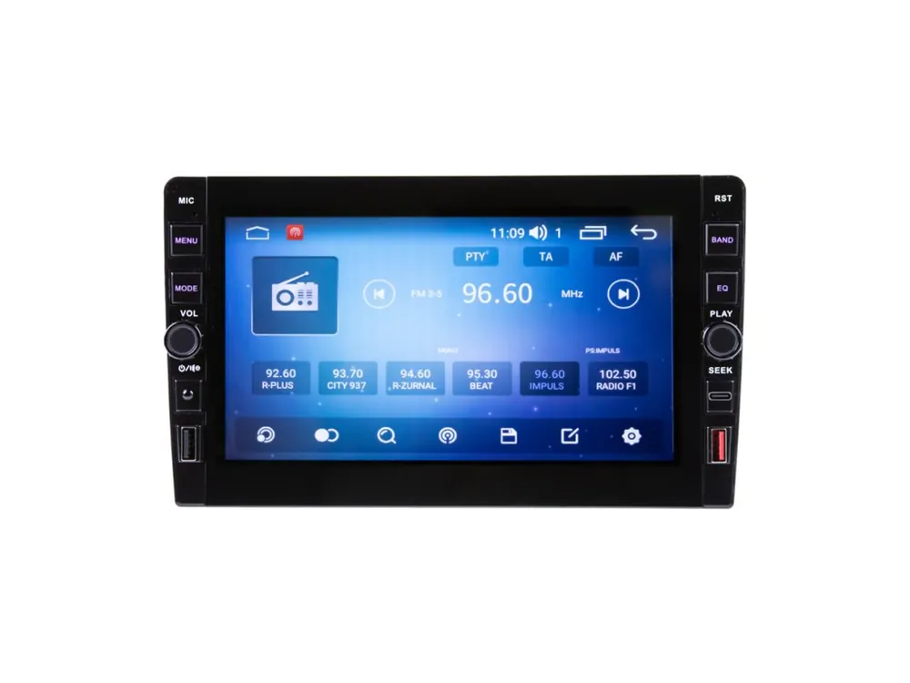 Autorádio s 8" LCD, Android, Wi-Fi, GPS, CarPlay, Bluetooth, 4G, 3x USB | Sleva navíc