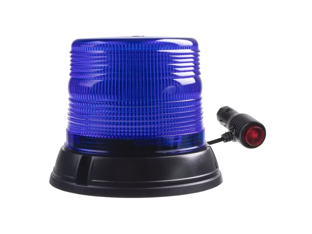 Cena od výrobce - LED maják, 12-24V, modrý, magnet, ECE R10