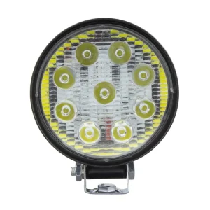 Přímo z továrny | LED světlo kulaté, 9x3W, poziční světlo, ECE R10