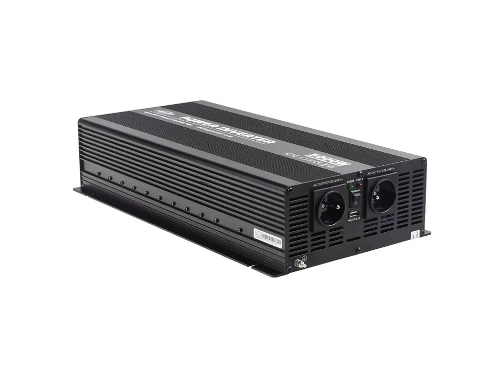 Extra sleva | Měnič napětí z 24/230V + USB, 5000W