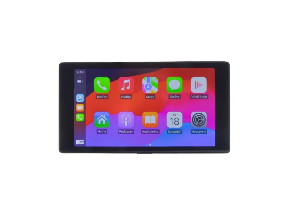 Monitor 5" s Apple CarPlay, Android auto, Bluetooth, micro SD, kamerový vstup - Speciální cena