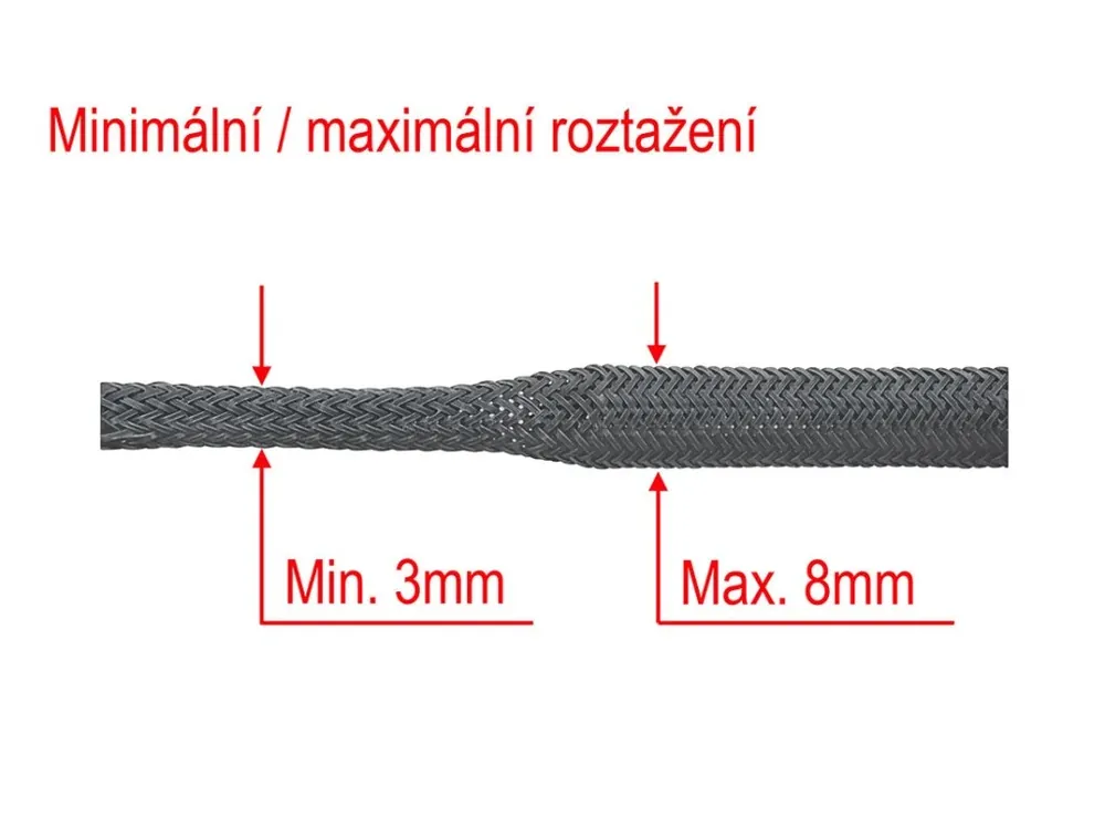 Ochranný oplet 4mm - Velká sleva