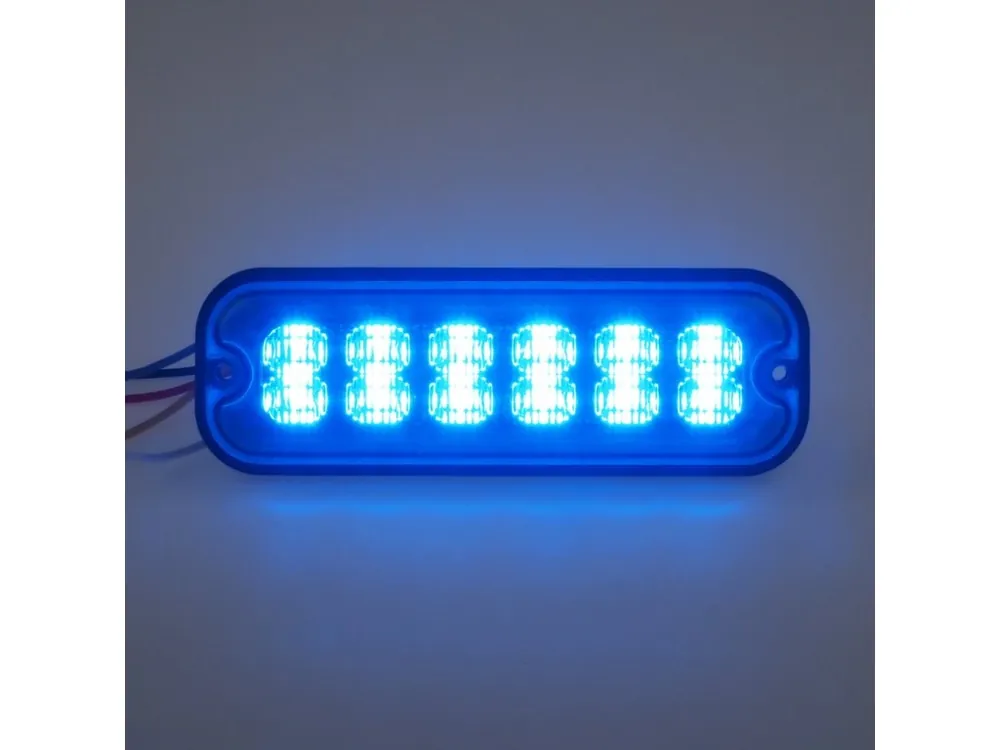 PREDATOR 12x4W LED, 12-24V, modrý, ECE R10 | Ihned k objednání