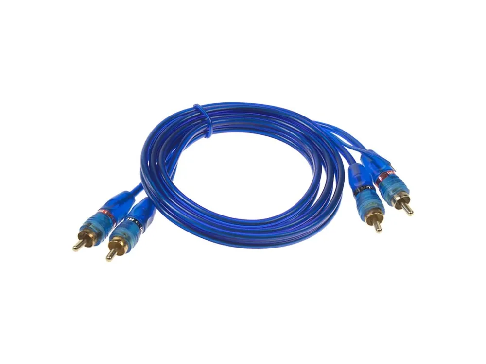 RCA audio kabel BLUE BASIC line, 1m | Prémiová kvalita