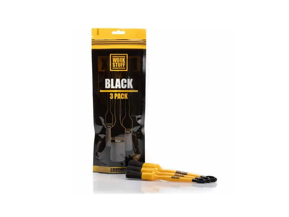 Work Stuff Detailing Brush Black 3-pack | Výborné hodnocení