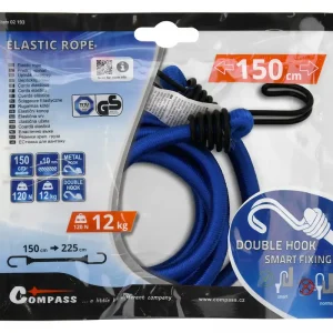 Upínač pružný DOUBLE HOOK 10mm/150cm TÜV/GS | Připraveno k odeslání