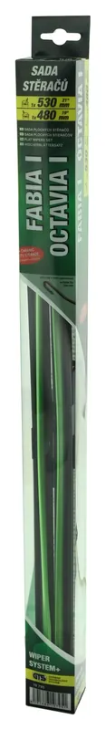Stěrače FLAT SET 530+480mm GREEN OCT I/FAB I - Velmi žádaný produkt