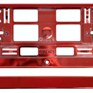 Super nabídka | Podložka pod SPZ RED metallic