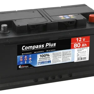 Autobaterie COMPASS PLUS 12V 80Ah 740A | Zbývá jen pár kusů