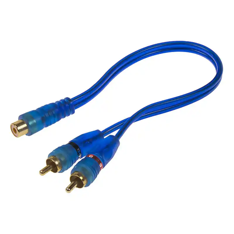 RCA Y audio kabel BLUE BASIC line, 1xsamice, 2xsamec xs-212m - Akční nabídka