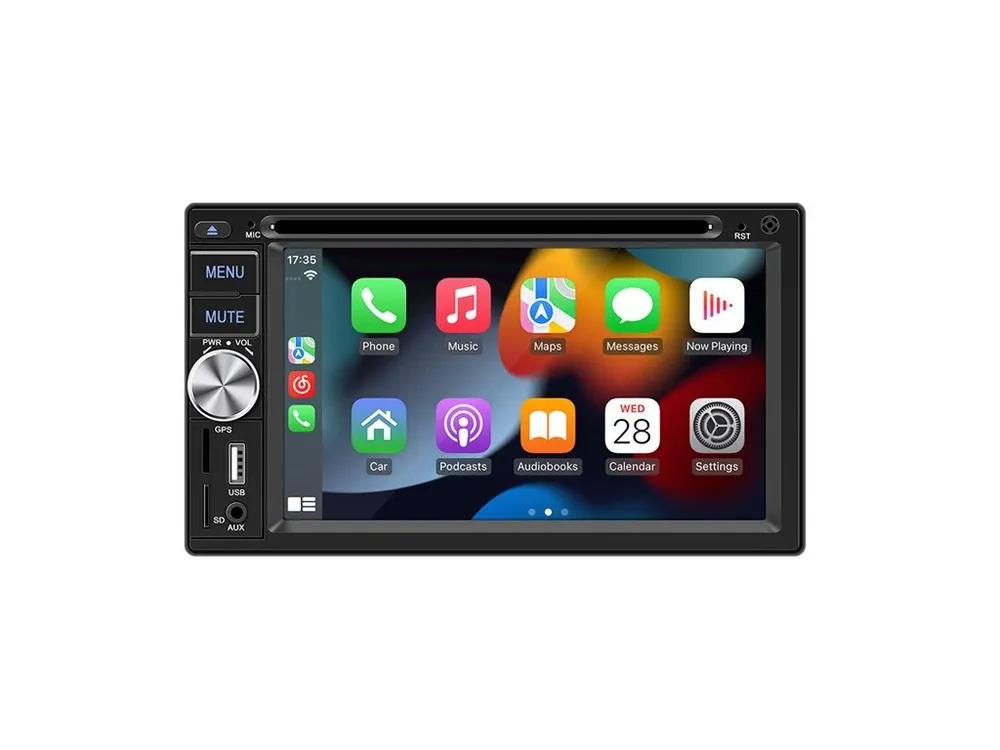 Jen dnes - 2DIN autorádio s 6,2" LCD / DVD / USB / Bluetooth / CarPlay / AndroidAuto / Mirrorlink