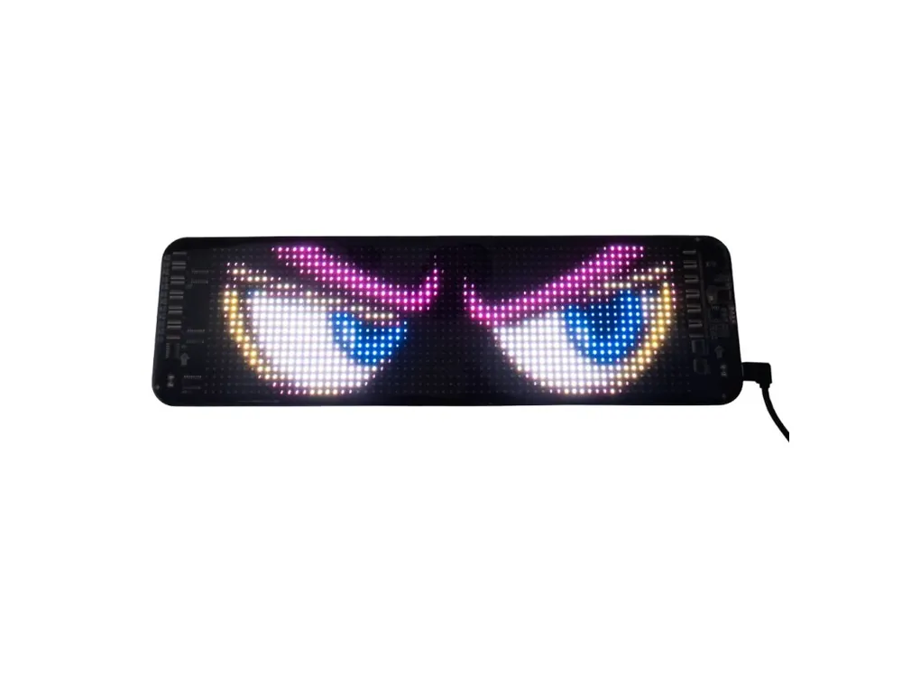 Bestseller - LED matrix panel "Devil eyes", 10 x 35cm
