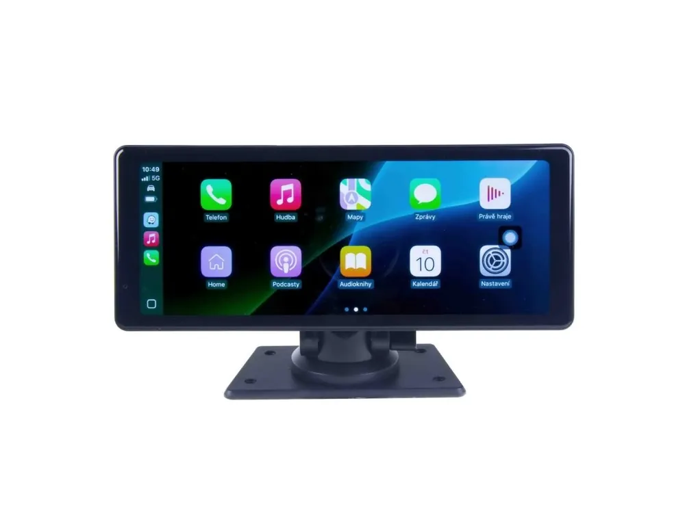 Monitor 8,1" s Apple CarPlay, Android auto, Bluetooth, micro SD, 2K DVR + kamerový vstup | Nabídka