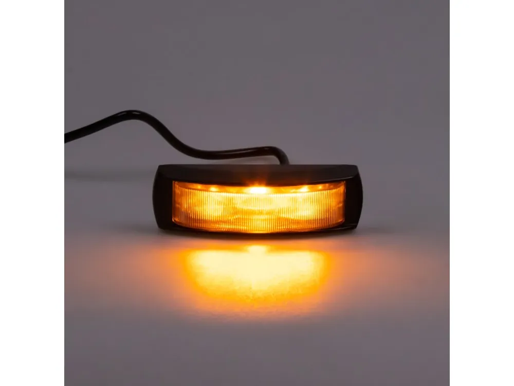 PREDATOR 4x3W LED, 12-24V, oranžový, ECE R65 - Sleva navíc