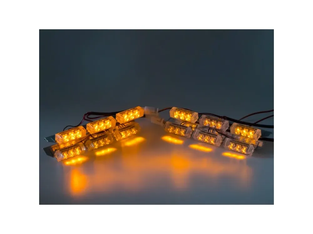 PREDATOR LED do mřížky, 12V, oranžový | Populární