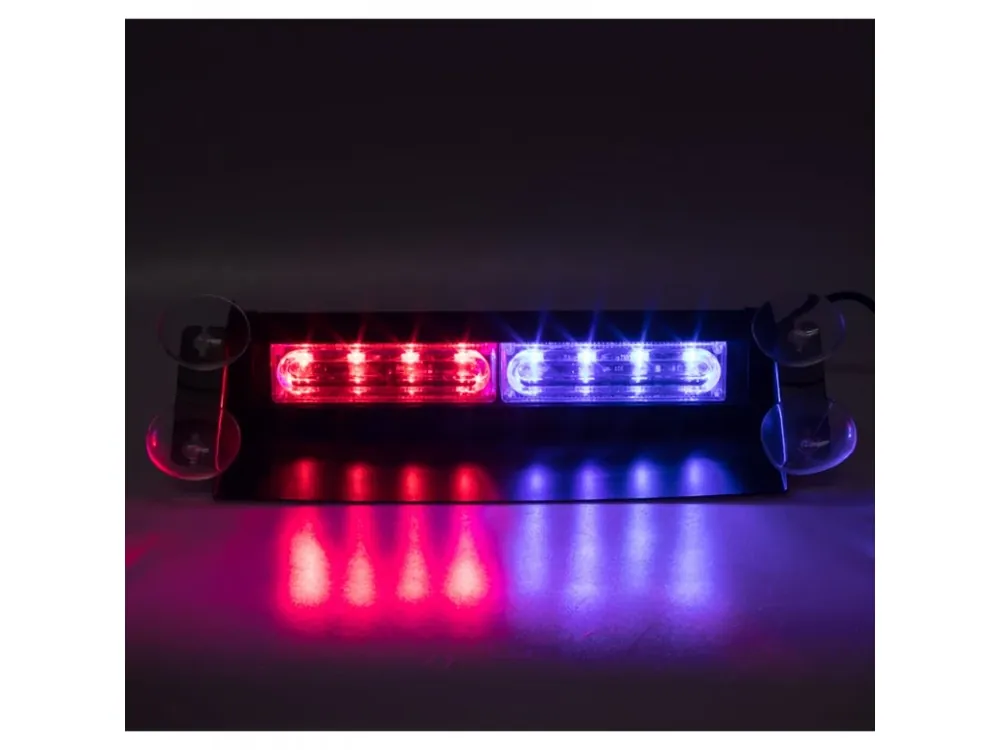 PREDATOR LED vnitřní, 8x LED 3W, 12V, modro-červený - Akce