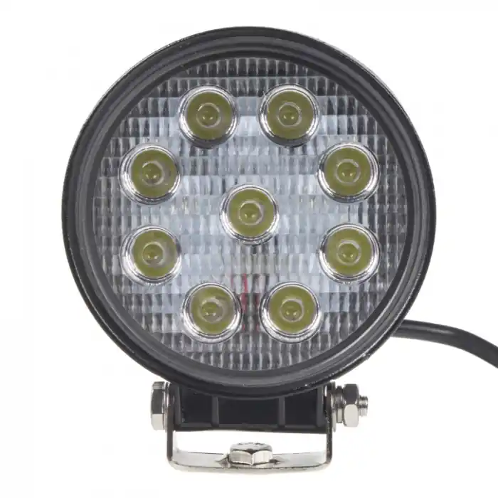 LED světlo kulaté, 9x3W, ECE R10 - Objednat online