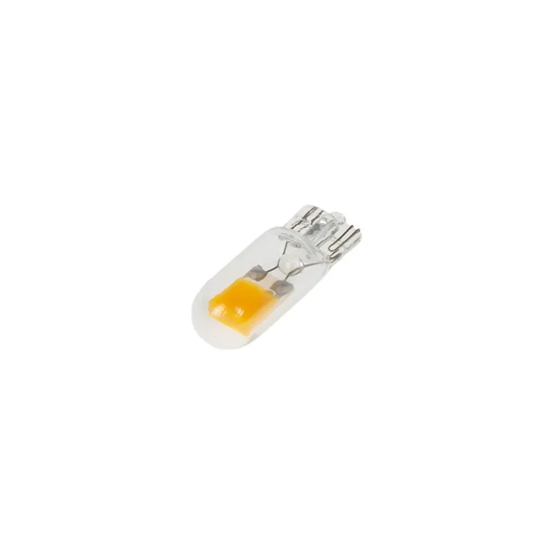 COB LED T10 teplá bílá, 12V, celosklo - Nejprodávanější