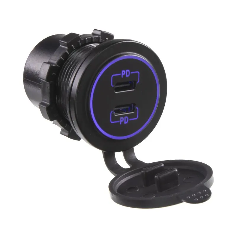2x USB-C nabíječka 12/24V, 60W - Premium