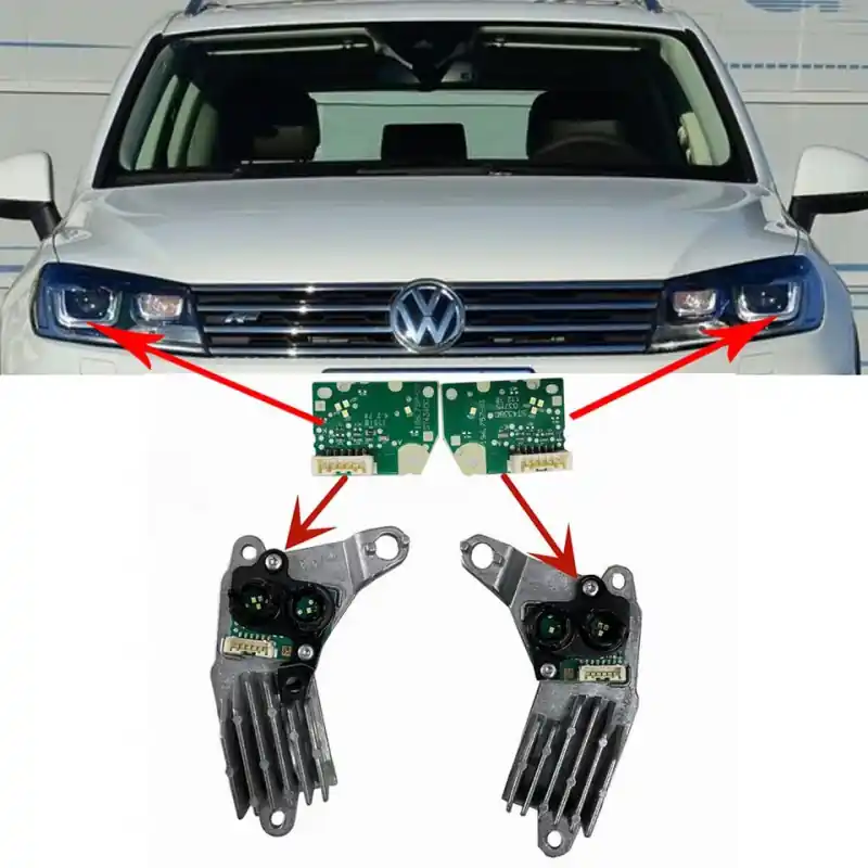 196-757-01 / 196-757-02 LED DRL denní svícení VW Touareg 7P | Rychlá expedice