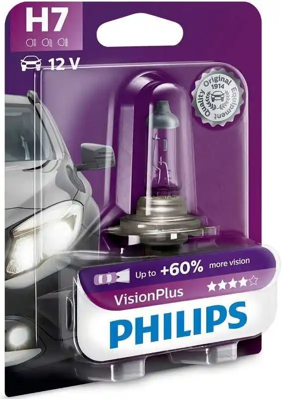 Snadné objednání - Philips VisionPlus 12972VPB1 H7 PX26d 12V 55W