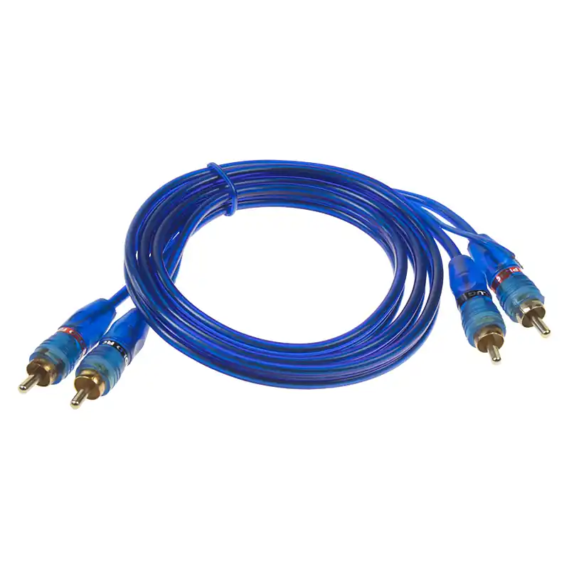 RCA audio kabel BLUE BASIC line, 1m - Přímo z výroby