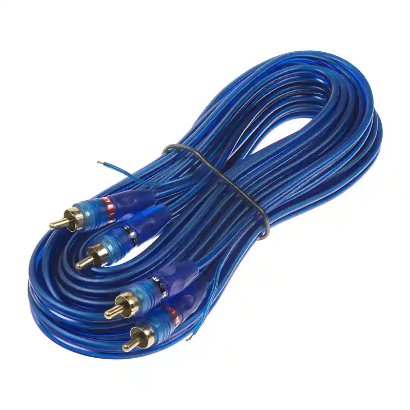 RCA audio kabel BLUE BASIC line, 5m | Velká sleva