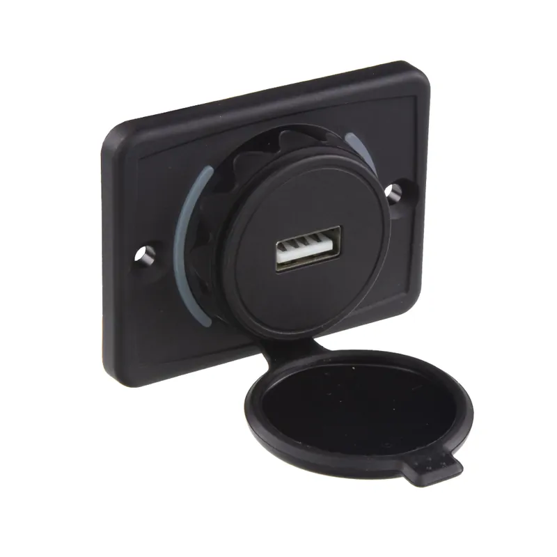 1x USB 2,4A zásuvka 12/24V, montáž na povrch - Oblíbený u zákazníků