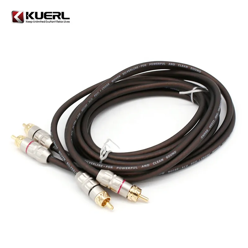 KUERL BLACK MID CINCH kabel 2m | Outlet
