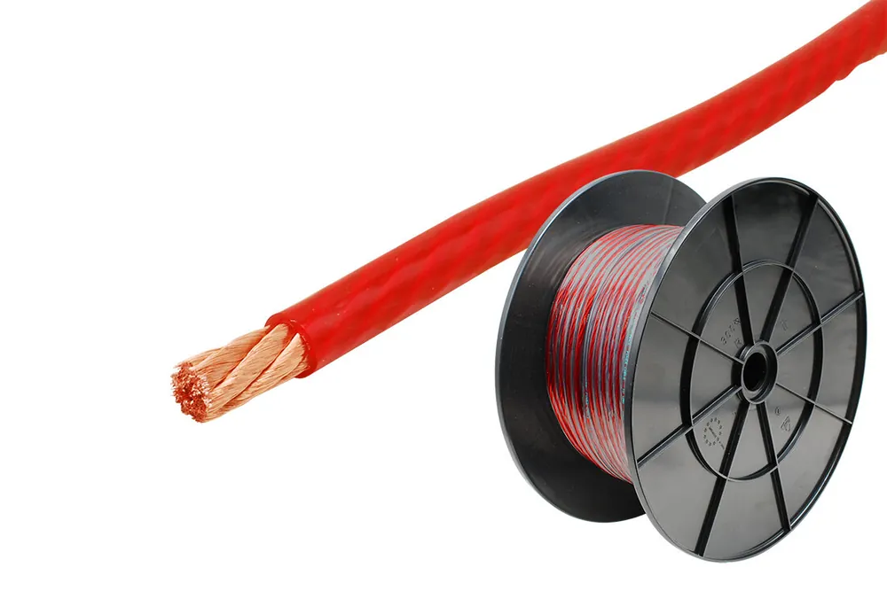 Napájecí kabel 35mm² - rudý - Doprodej