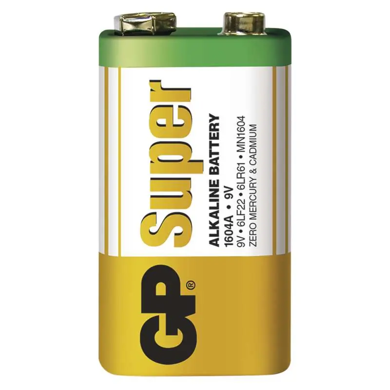 Alkalická baterie GP Super 9V - K objednání