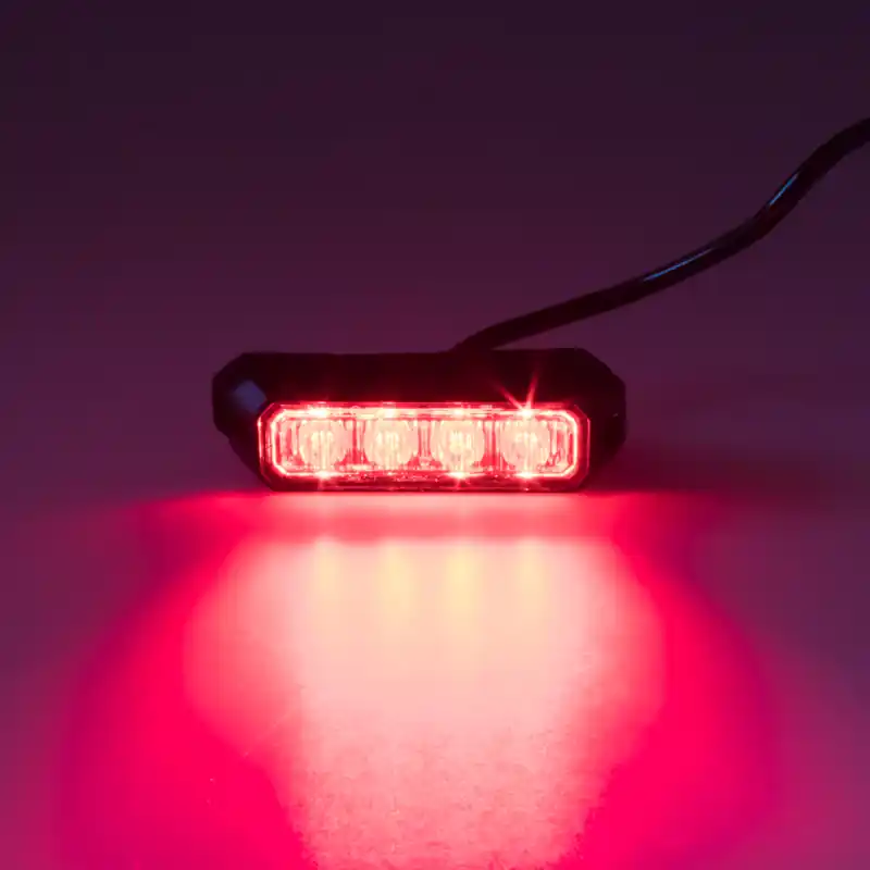 Do košíku | PREDATOR 4x3W LED, 12-24V, červený, ECE R10