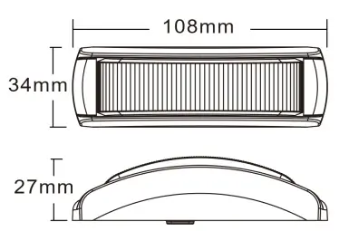 Neváhejte | PREDATOR 4x3W LED, 12-24V, oranžový, ECE R65