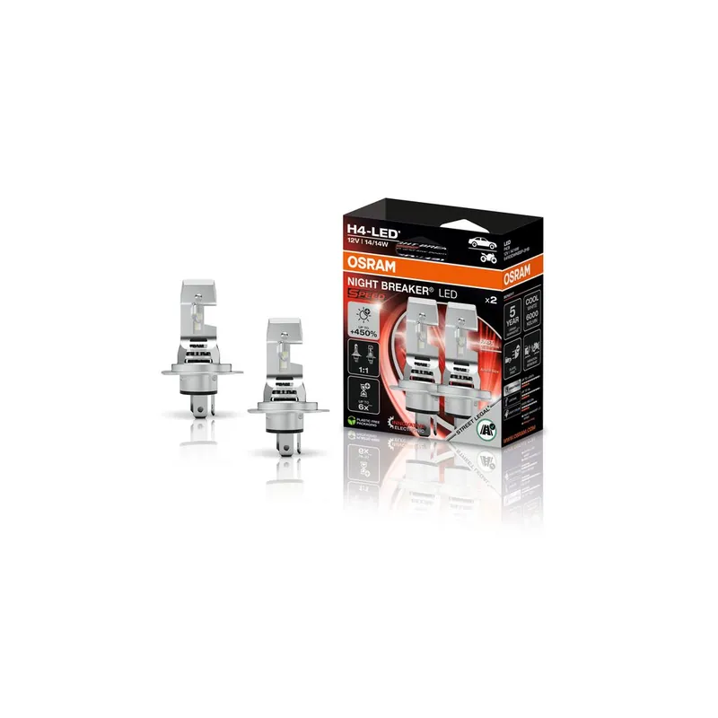 OSRAM H4 NIGHT BREAKER LED SPEED 450 12V | Slevy