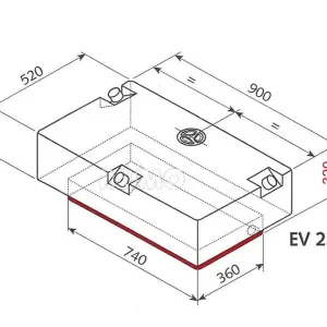 Univerzální nádrž Fusion EV 2201 124 l - Rychlé doručení