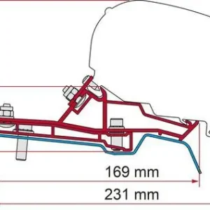 Nově v e-shopu | Adaptér pro markýzy F80 a F65 na Ford Transit H2