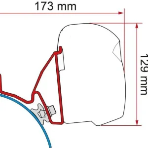 Adaptér pro Fiamma F43van na VW T5-T6 California - Poslední dny akce