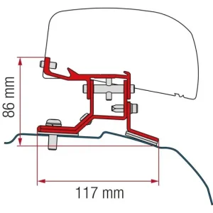 Ford Transit Custom L2 - adaptér pro markýzy Fiamma - Akce