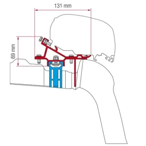 VW Crafter / MAN TGE - adaptér pro markýzy Fiamma | Cenová bomba