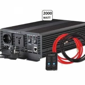 Velmi oblíbený produkt | Měnič napětí + nabíječka Carbest Sine Power 2000 W