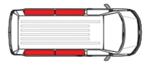 Nyní k dispozici | Termofolie Blackline pro VW ID. Buzz - set pro zadní část vozu