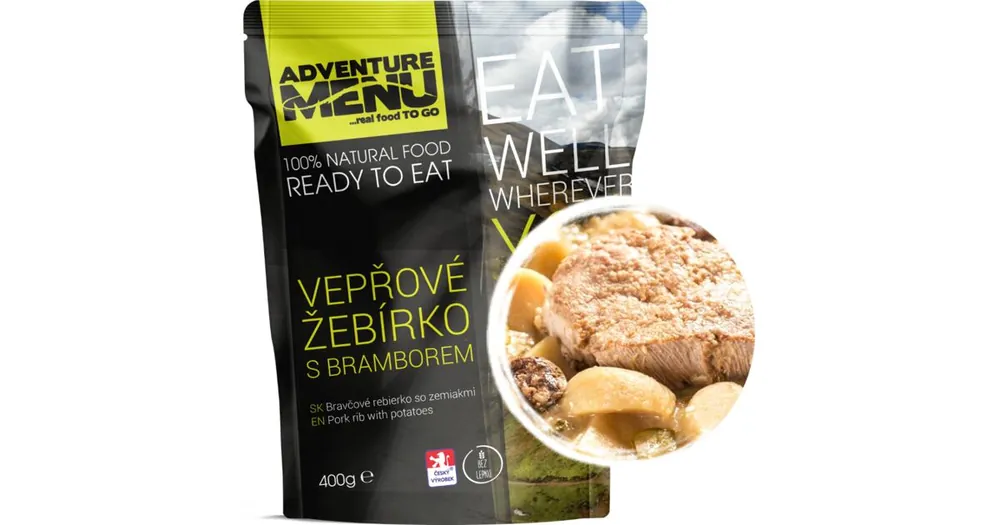 Koupit online | Vepřové žebírko s bramborem - Adventure Menu