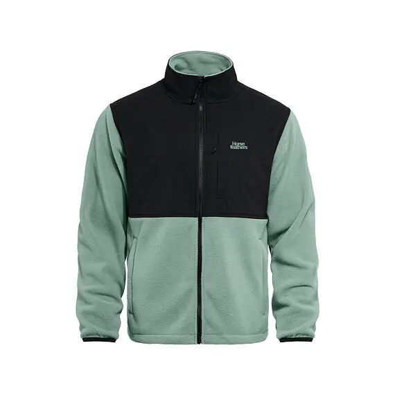 Velmi žádaný produkt | Fleecová mikina Horsefeathers DUVAL - iceberg green - pánská